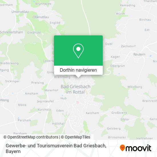 Gewerbe- und Tourismusverein Bad Griesbach Karte
