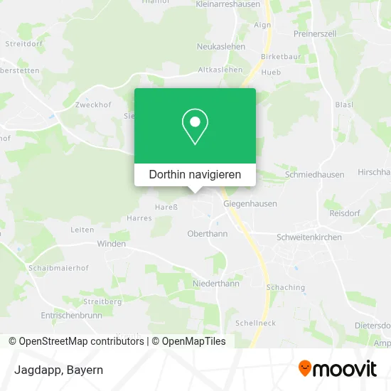 Jagdapp Karte