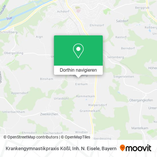 Krankengymnastikpraxis Kößl, Inh. N. Eisele Karte