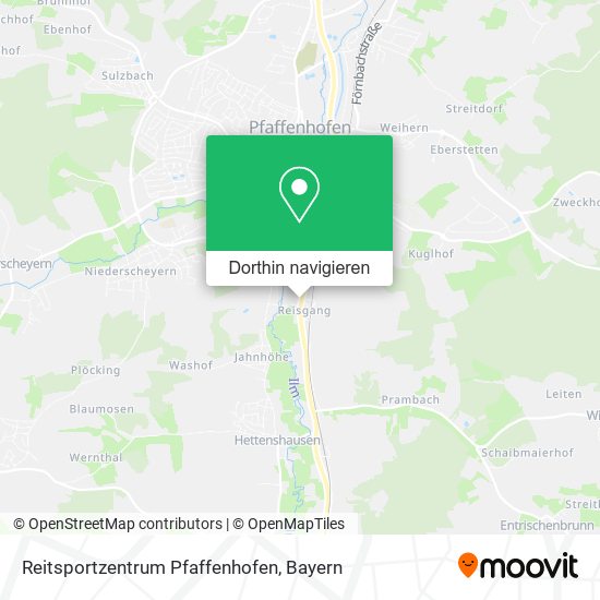 Reitsportzentrum Pfaffenhofen Karte