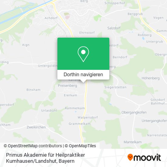 Primus Akademie für Heilpraktiker Kumhausen / Landshut Karte