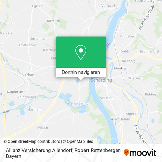 Allianz Versicherung Allendorf, Robert Rettenberger Karte