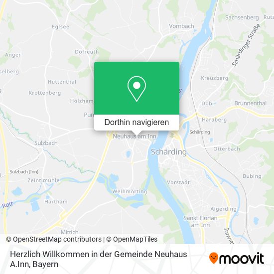 Herzlich Willkommen in der Gemeinde Neuhaus A.Inn Karte