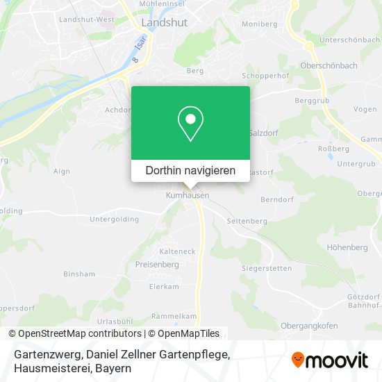 Gartenzwerg, Daniel Zellner Gartenpflege, Hausmeisterei Karte