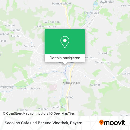Secolino Cafe und Bar und Vinothek Karte