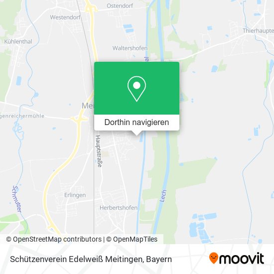 Schützenverein Edelweiß Meitingen Karte