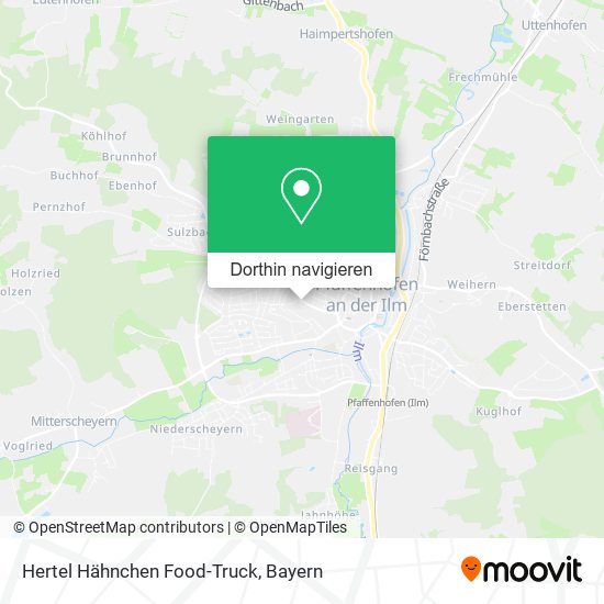 Hertel Hähnchen Food-Truck Karte