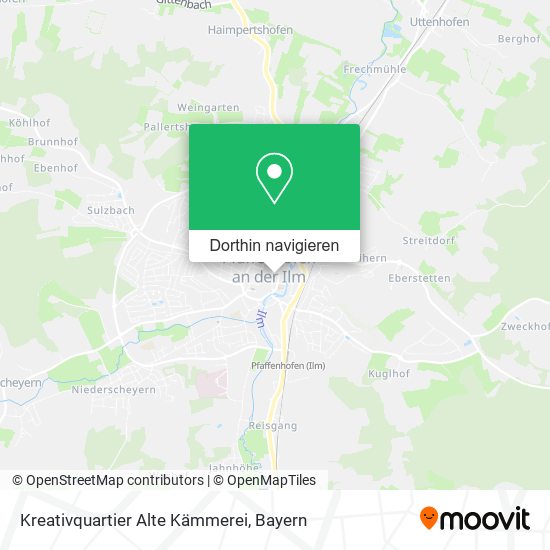Kreativquartier Alte Kämmerei Karte