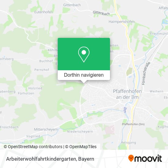 Arbeiterwohlfahrtkindergarten Karte