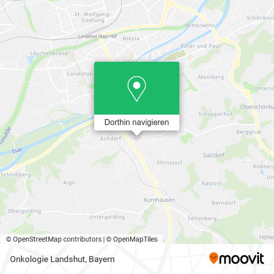 Onkologie Landshut Karte