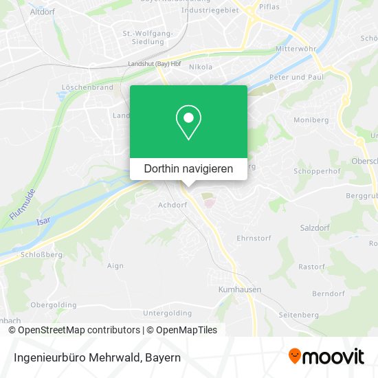 Ingenieurbüro Mehrwald Karte