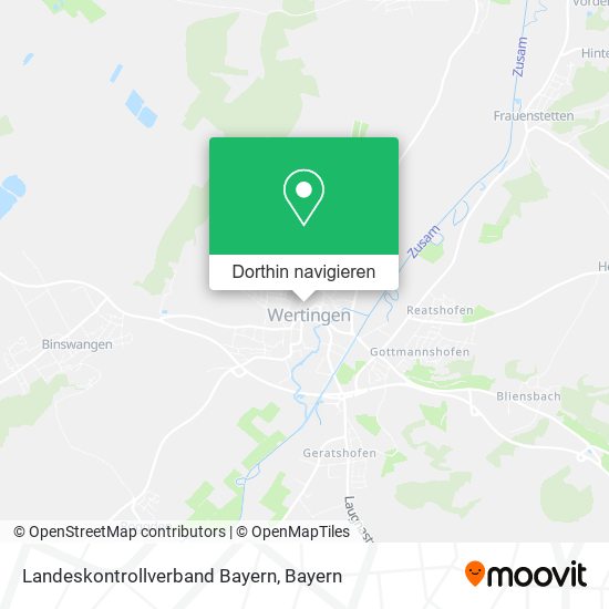 Landeskontrollverband Bayern Karte