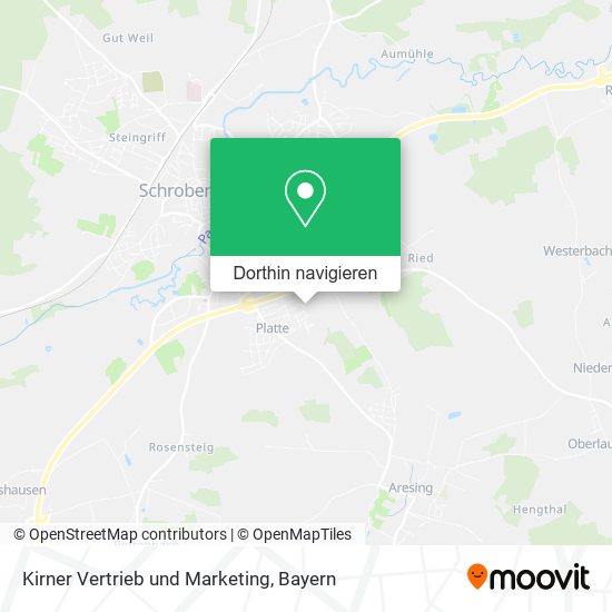 Kirner Vertrieb und Marketing Karte
