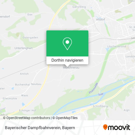 Bayerischer Dampfbahnverein Karte