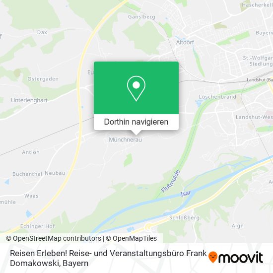 Reisen Erleben! Reise- und Veranstaltungsbüro Frank Domakowski Karte