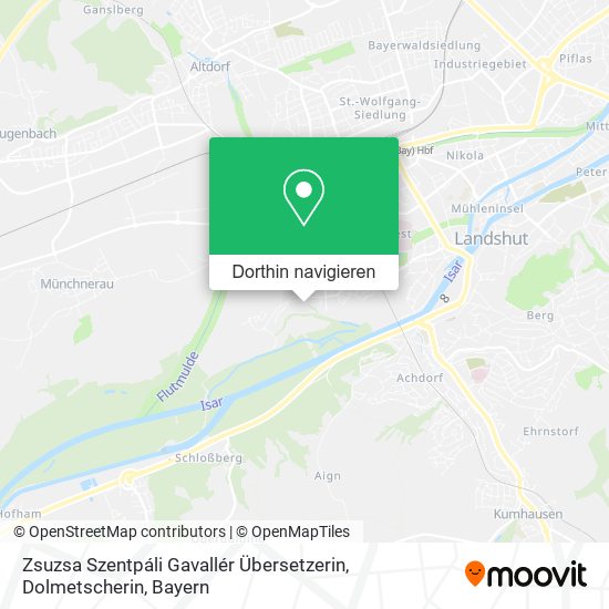 Zsuzsa Szentpáli Gavallér Übersetzerin, Dolmetscherin Karte