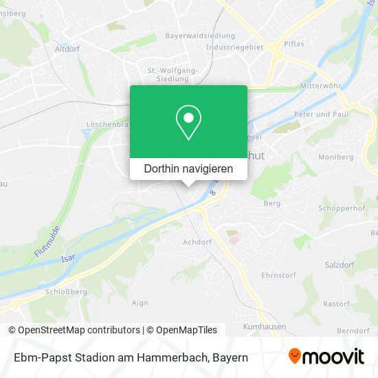 Ebm-Papst Stadion am Hammerbach Karte