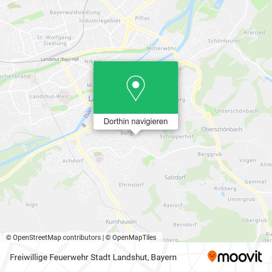 Freiwillige Feuerwehr Stadt Landshut Karte