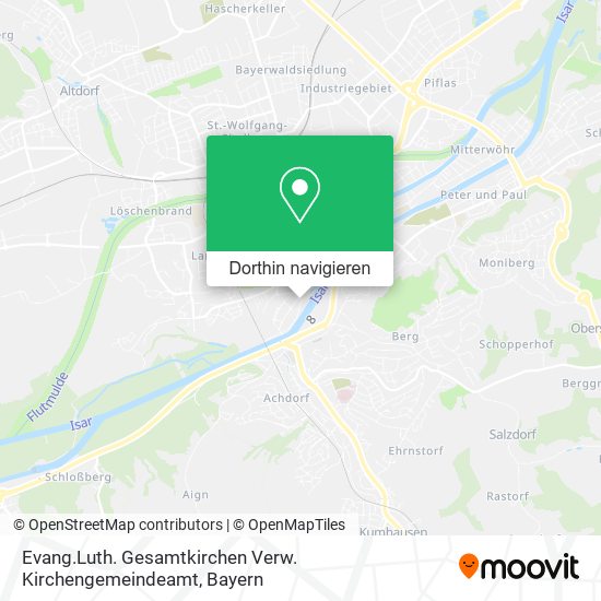 Evang.Luth. Gesamtkirchen Verw. Kirchengemeindeamt Karte