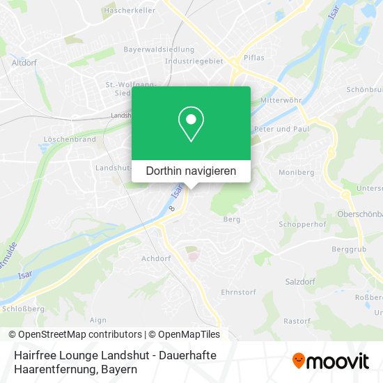 Hairfree Lounge Landshut - Dauerhafte Haarentfernung Karte