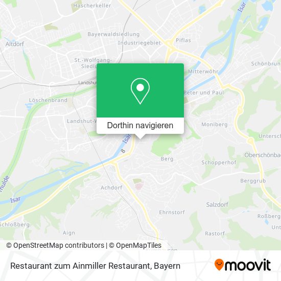 Restaurant zum Ainmiller Restaurant Karte