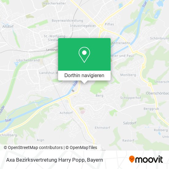 Axa Bezirksvertretung Harry Popp Karte