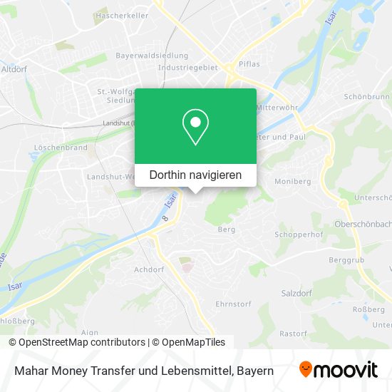 Mahar Money Transfer und Lebensmittel Karte