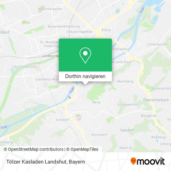 Tölzer Kasladen Landshut Karte