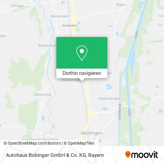 Autohaus Bobinger GmbH & Co. KG Karte