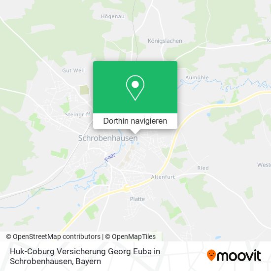 Huk-Coburg Versicherung Georg Euba in Schrobenhausen Karte