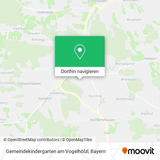 Gemeindekindergarten am Vogelhölzl Karte