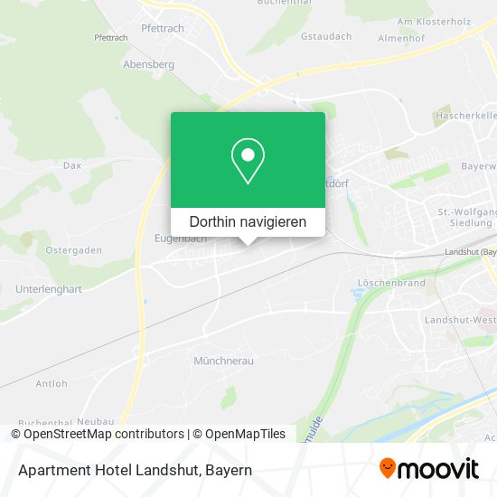 Apartment Hotel Landshut Karte