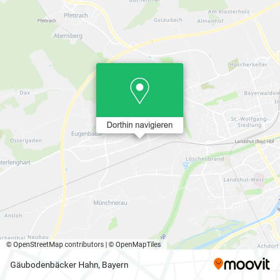 Gäubodenbäcker Hahn Karte