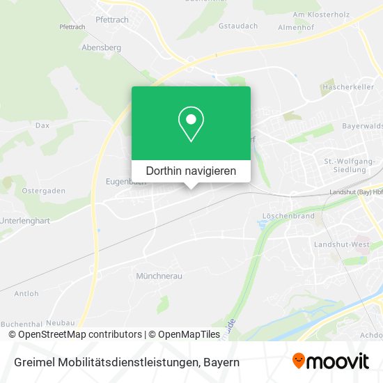 Greimel Mobilitätsdienstleistungen Karte