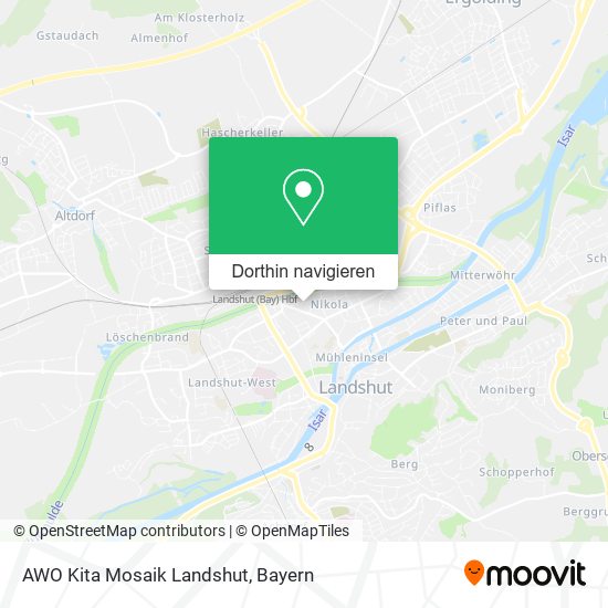 AWO Kita Mosaik Landshut Karte