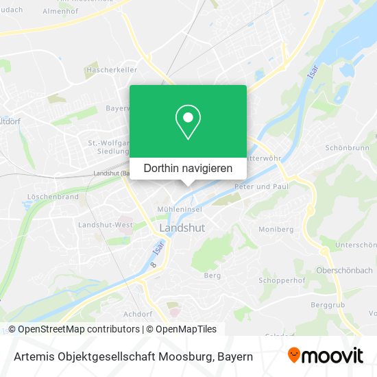 Artemis Objektgesellschaft Moosburg Karte