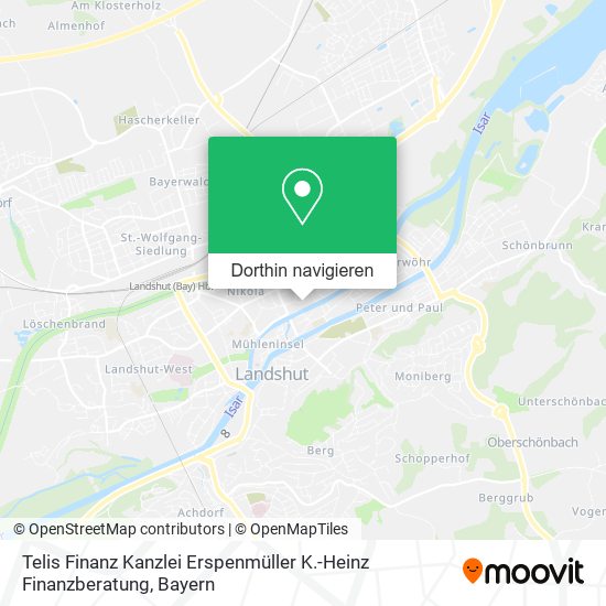 Telis Finanz Kanzlei Erspenmüller K.-Heinz Finanzberatung Karte