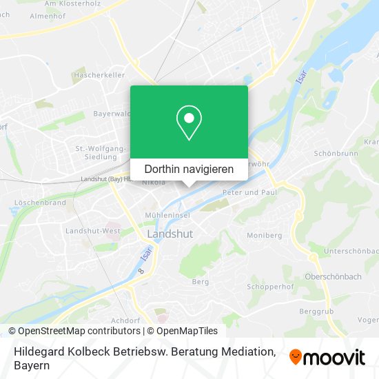Hildegard Kolbeck Betriebsw. Beratung Mediation Karte