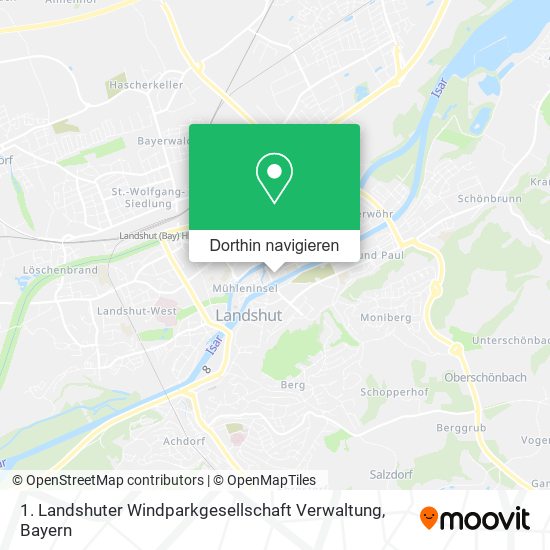 1. Landshuter Windparkgesellschaft Verwaltung Karte