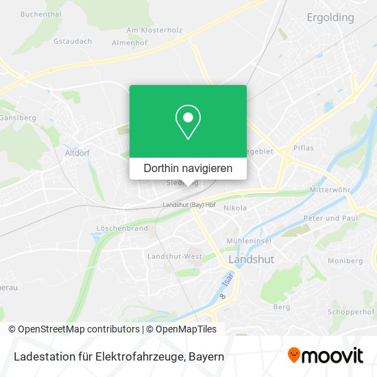 Ladestation für Elektrofahrzeuge Karte
