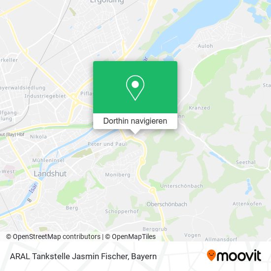 ARAL Tankstelle Jasmin Fischer Karte
