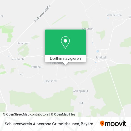 Schützenverein Alpenrose Grimolzhausen Karte