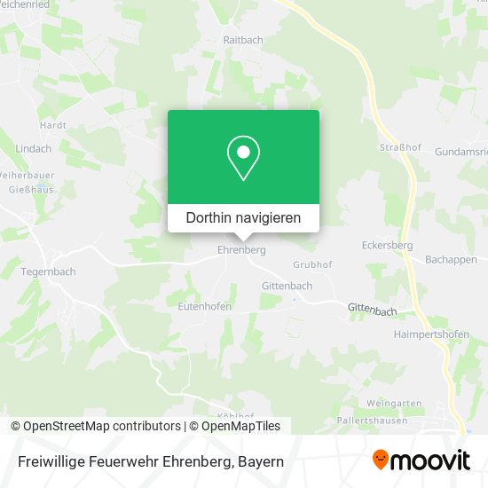 Freiwillige Feuerwehr Ehrenberg Karte