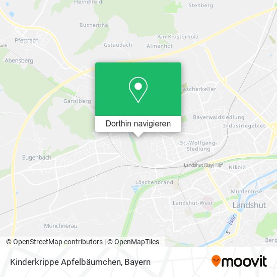 Kinderkrippe Apfelbäumchen Karte