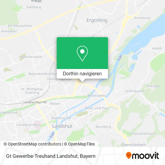 Gt Gewerbe-Treuhand Landshut Karte