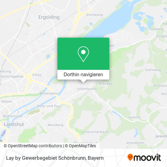 Lay by Gewerbegebiet Schönbrunn Karte