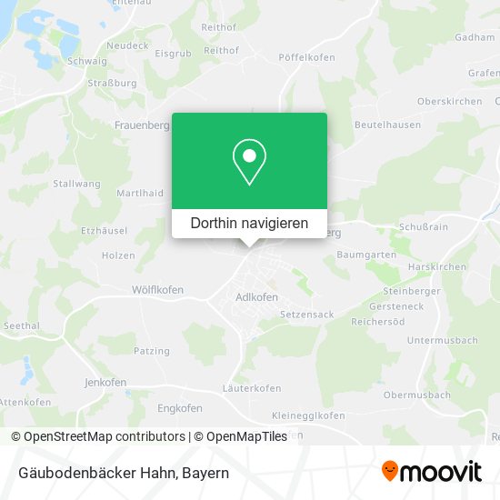 Gäubodenbäcker Hahn Karte