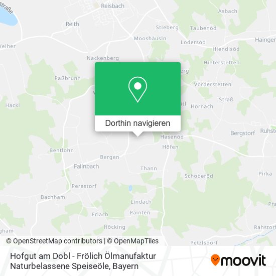 Hofgut am Dobl - Frölich Ölmanufaktur Naturbelassene Speiseöle Karte
