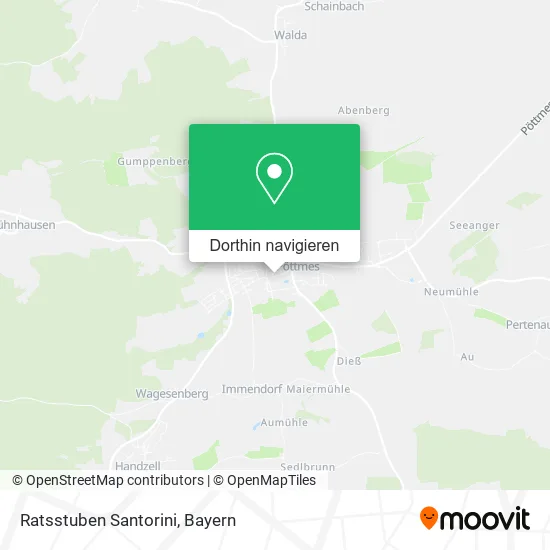 Ratsstuben Santorini Karte