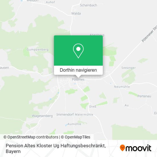 Pension Altes Kloster Ug Haftungsbeschränkt Karte